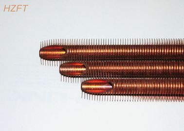 انتقال حرارت لوله فین دار مس قابل انعطاف برای اواپراتورهای کواکسیال 10.2 میلی متر داخلی دیافراگم