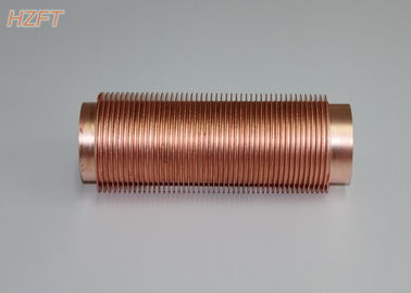 مقاومت در برابر لرزش لوله فن دار مس برای دیگهای بخار صنعتی ضخامت پر 0.3 ~ 0.5 میلی متر